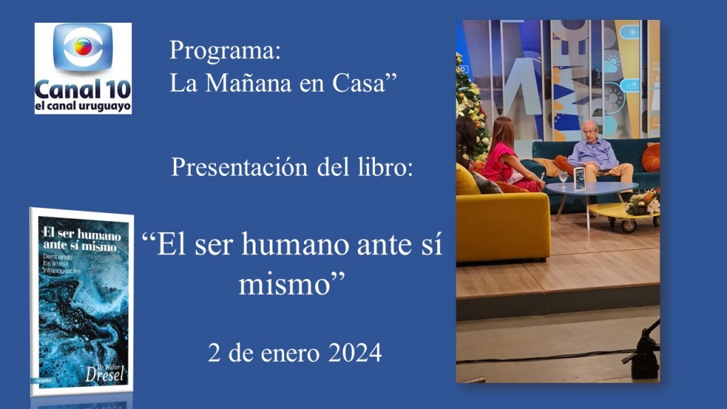 Presentación del libro El ser humano ante sí mismo - WD